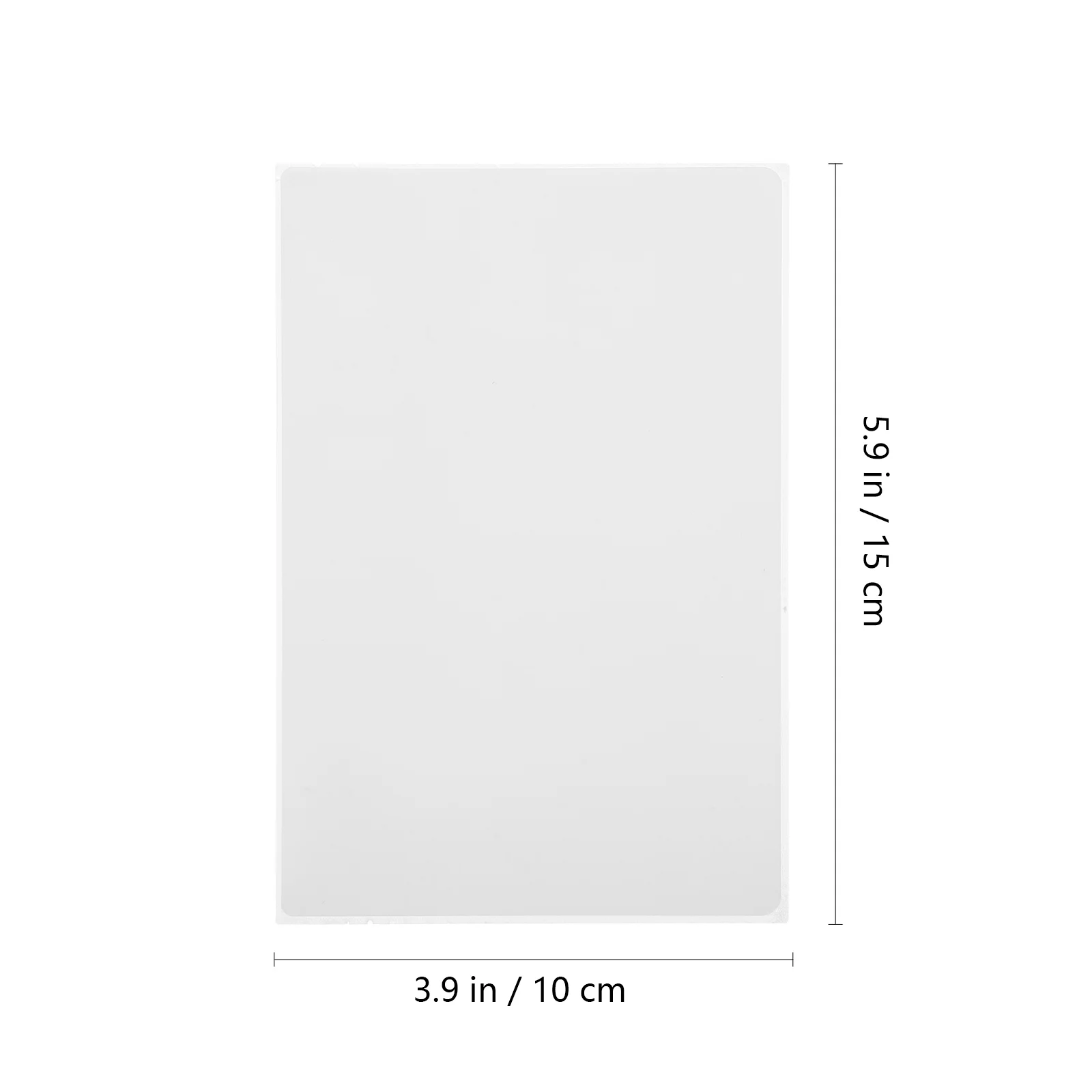 500 Pcs Stickers Transfer Labels Transparent Name Printer Paper Express