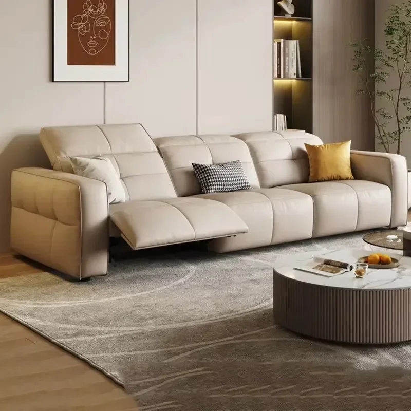 

Luxury Couch Reclining Sofas Leather Black Seating Power Office Reclining Sofas Massage Sillas De Escritorio Home Furniture