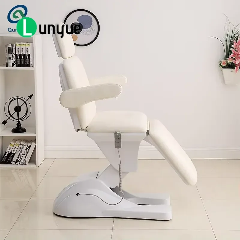 Electric Beauty Bed 3 Motor Facial Treatment Bed for Spa Cosmetic Massage Table Adjustable Height Comfortable Design