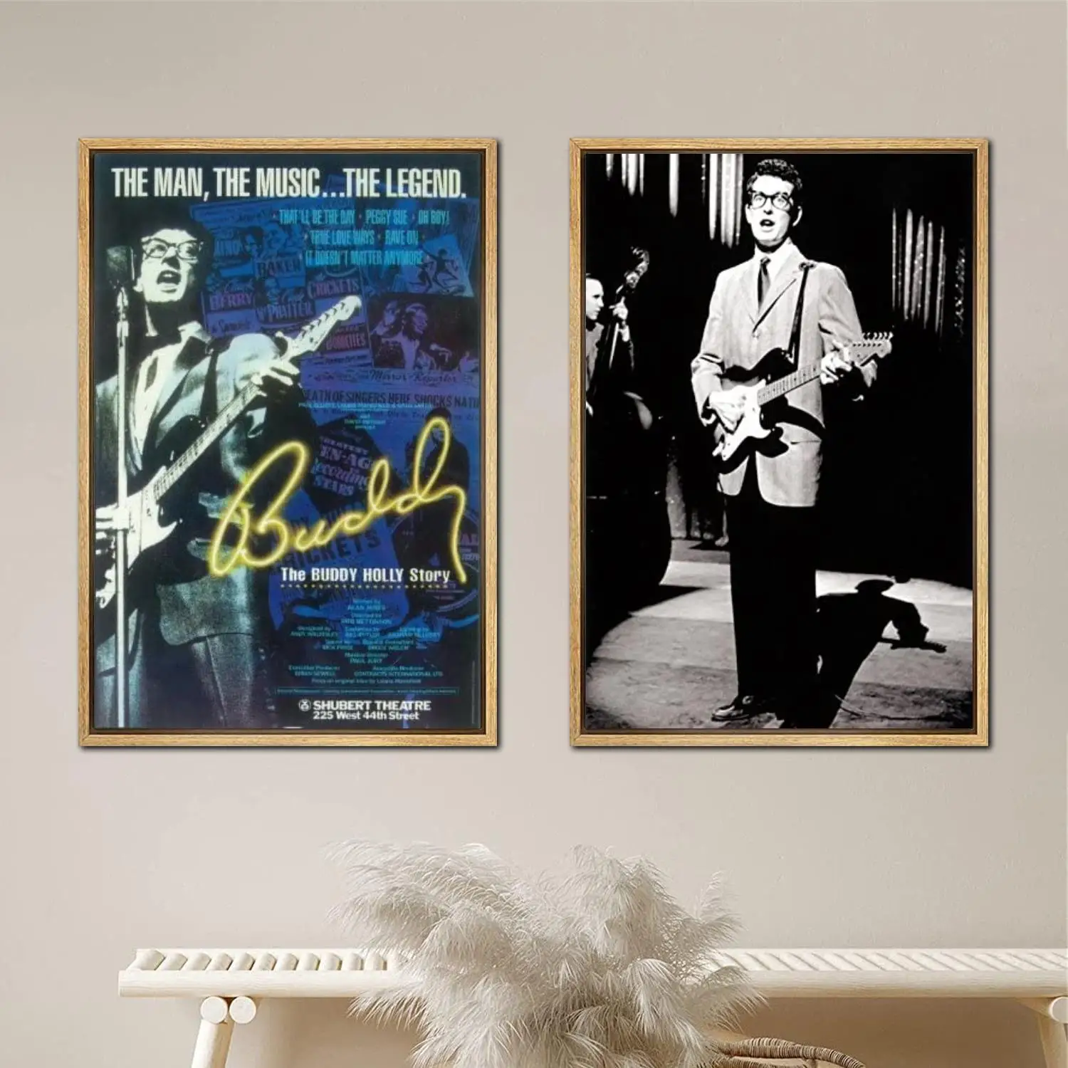 

Buddy Holly and the Crickets Painting 24x36 Wall Art Canvas Posters room decor Modern Family bedroom Decoration Art wall decor