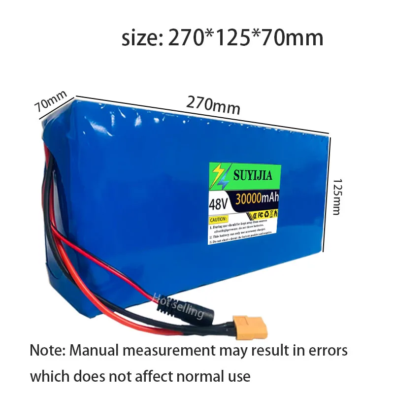 48V 13S6P 30Ah lithium battery pack 100% new original 30Ah Citycoco electric scooter battery with built-in 20A BMS +  charger