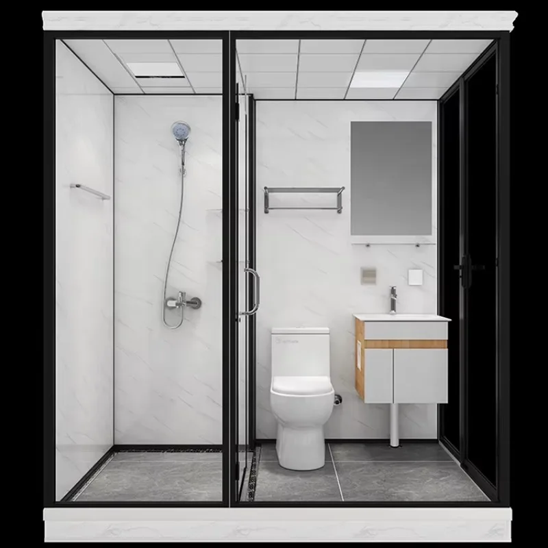 Китайское здание «все в одном», модульный дизайн отеля, портативный душ, сборные стручки для ванной комнаты, Saa, сертифицированные для продажи Китайское здание «все в одном», модульный дизайн отеля, портативный душ, сборные стручки для ванной комнаты, Saa, сертифицированные для продажи