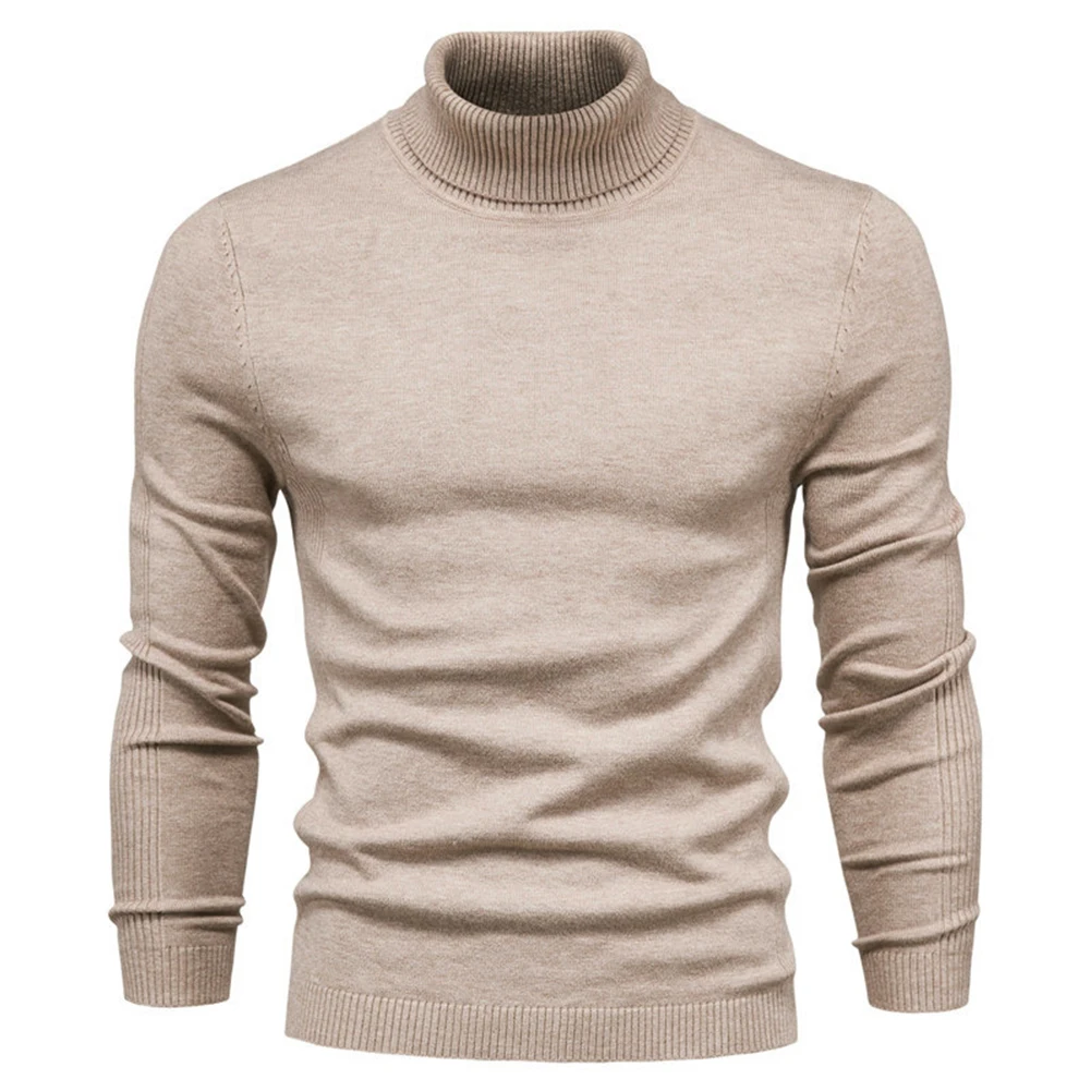 

Mens Sweaters Sweater Long Sleeve Muscle Soft Thick Turtleneck Warm Winter Fleece Full Sleeve Affordable For Men