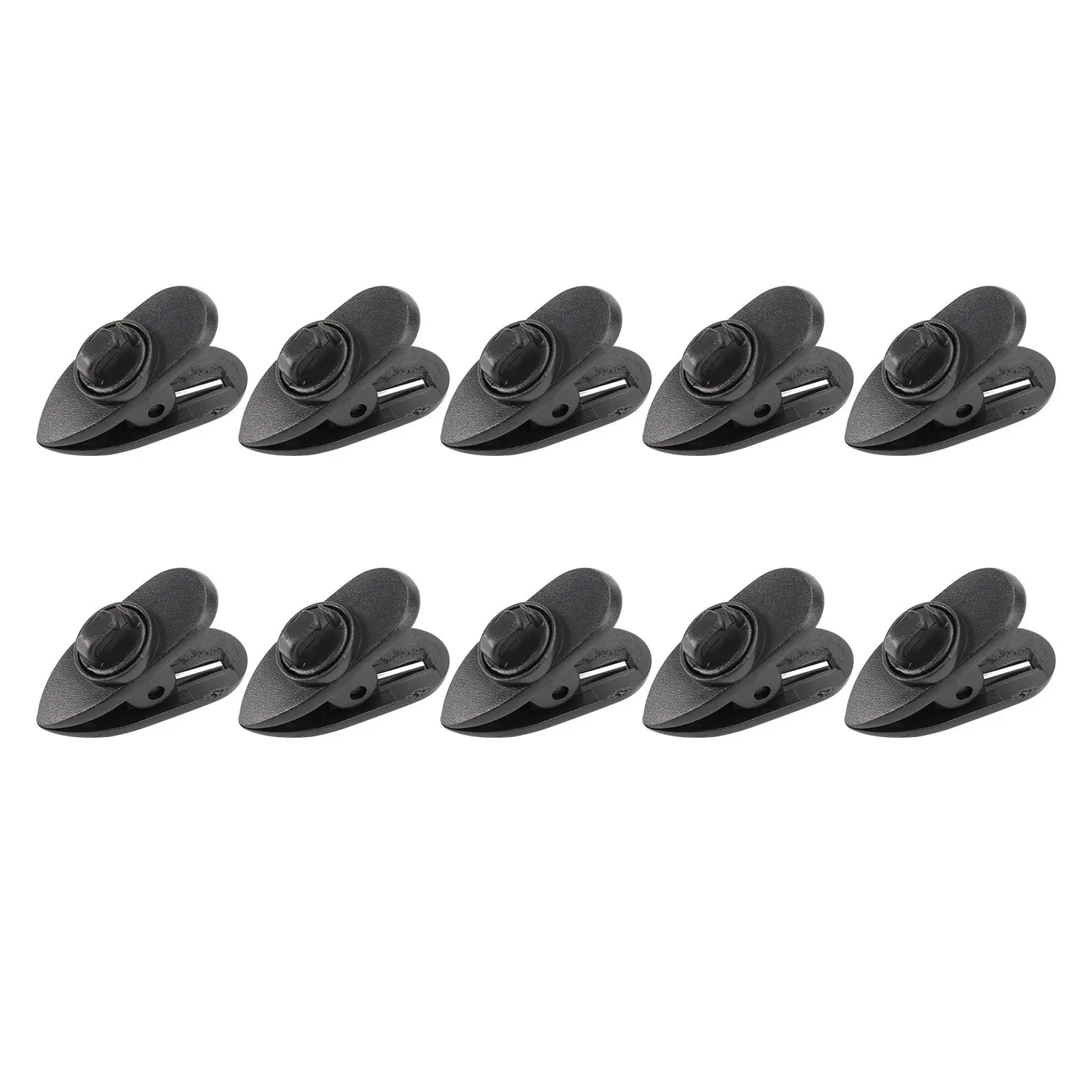 10Pcs 360 Degree Rotating Earphone Clip Cable Organizer for Headphones Earbuds Mp3 Devices Lightweight Anti-Winding