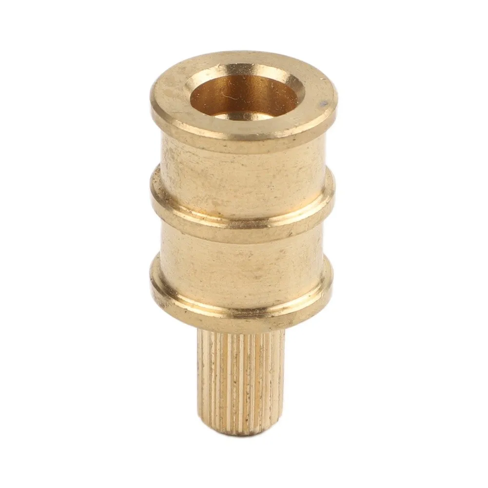 Copper Faucet Valve Extension Rod 7.6mm Diameter and 20-Tooth Profile for Replacement in Wall-Mounted For Faucets