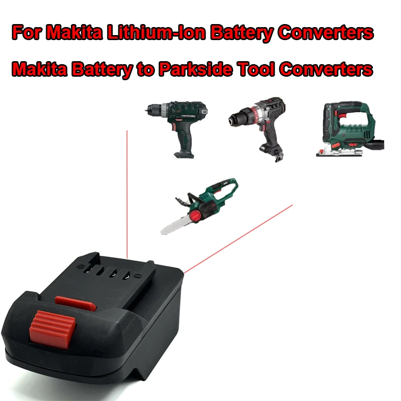 Battery Converter Battery Adapter For Makita 18V Li-Ion Batteries Converts to Lidl Parkside X20V Power Tool Adapter Converter