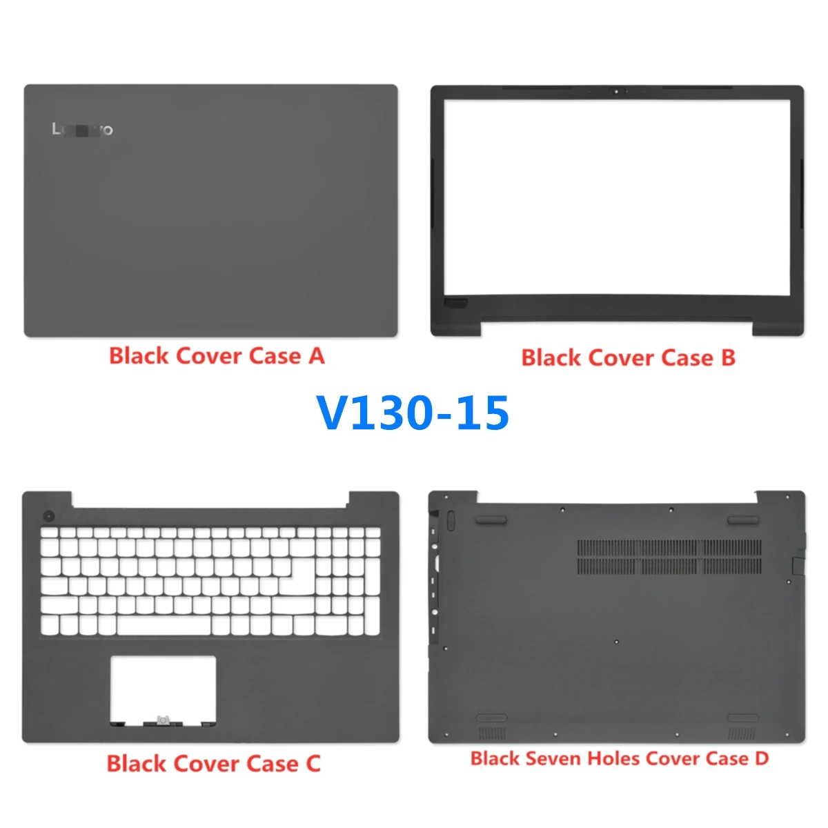 New Laptop For Lenovo V130-15IKB 5-15 V330-15 Laptop LCD Back Cover Case/Front Bezel /Palmrest/Bottom/Hinge