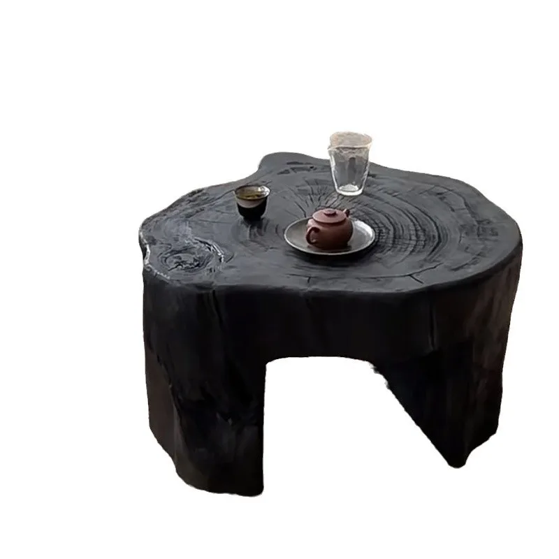 pu-Arrangement Luxury Coffee Tables Black Design Weird Wood Coffee Tables Center Vintage Antique Mesas De Centro Furniture Home