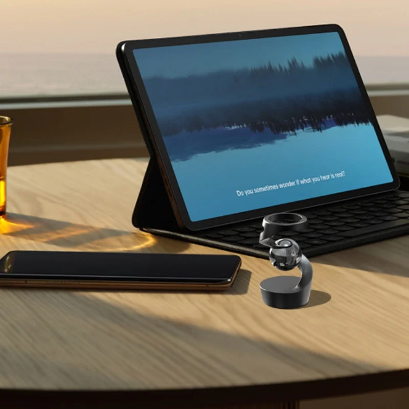 

Desktop Gravity Defying Kinetic Gyro Levitating Toy Optical Illusion Stress Relief Relaxing Desk Fidget Toy