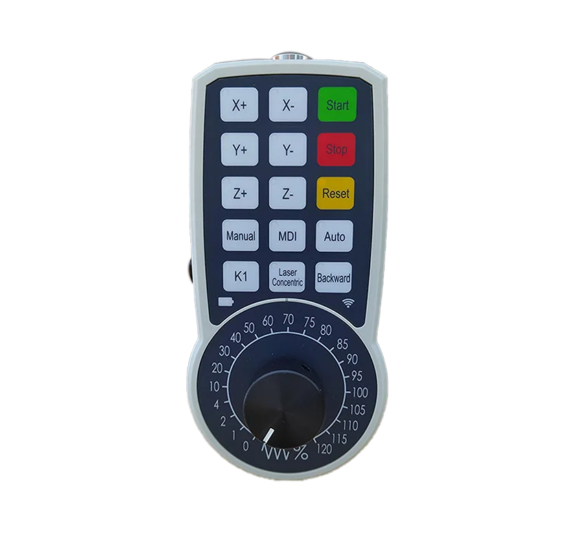 Codesys EtherCAT 3.7V Wireless Manual Pulse Generator Magnification Switch , Emergency Stop Button , Enable Switch