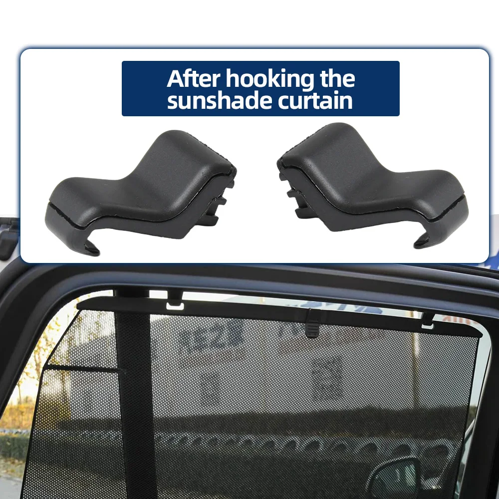 Black Rear Window Shadow Curtain Hook Roller Blind Clip For BMW X5 X6 Series G05 G06 Door Panels Trim Hook OE 51357479511