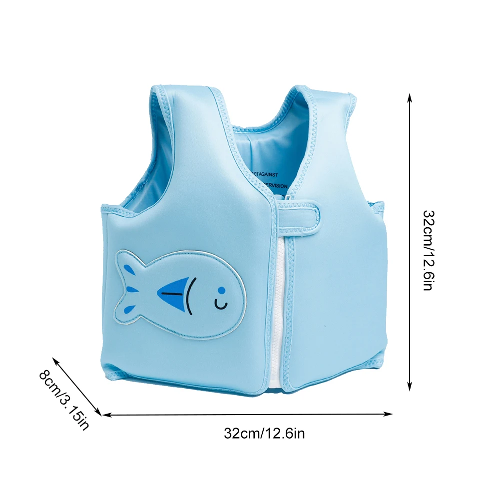 2-6 Years Old Kids Life Jacket Swim Aid Life Vest Cute Floating Vest Child Safety Barrier Kayak Beach Swimming Pool Accessories