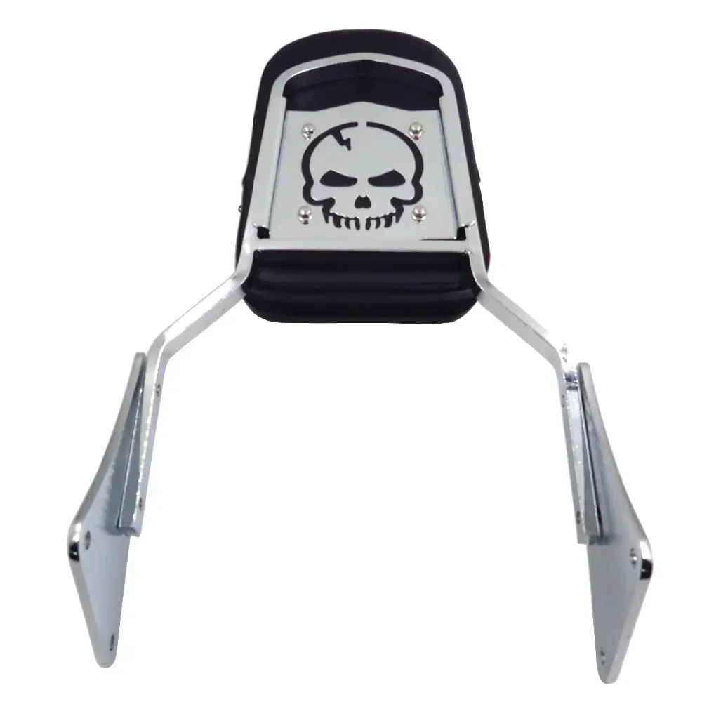 

Motorcycle Flame Backrest Sissy Bar With Leather Pad For 1986-2013 Kawasaki Vulcan 1500 Classic