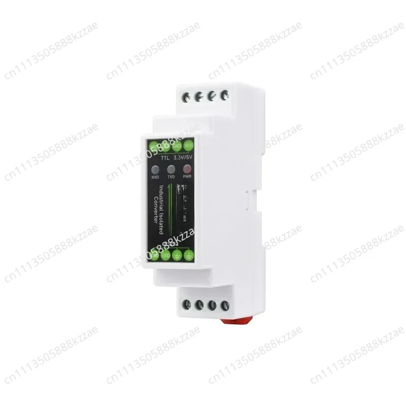 Rail-mount TTL To RS232 Galvanic isolated Converter Full-Duplex Communication, Lightningproof & Anti-Surge TTL Serial Converter