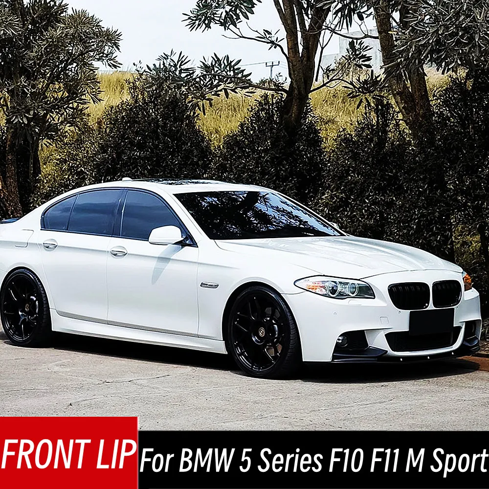 

For BMW 5 Series F10 F11 M Sport 2011 12 13 14 15 16 17 Front Bumper Splitter Lip Chin Spoiler Diffuser Car Tuning Accessories