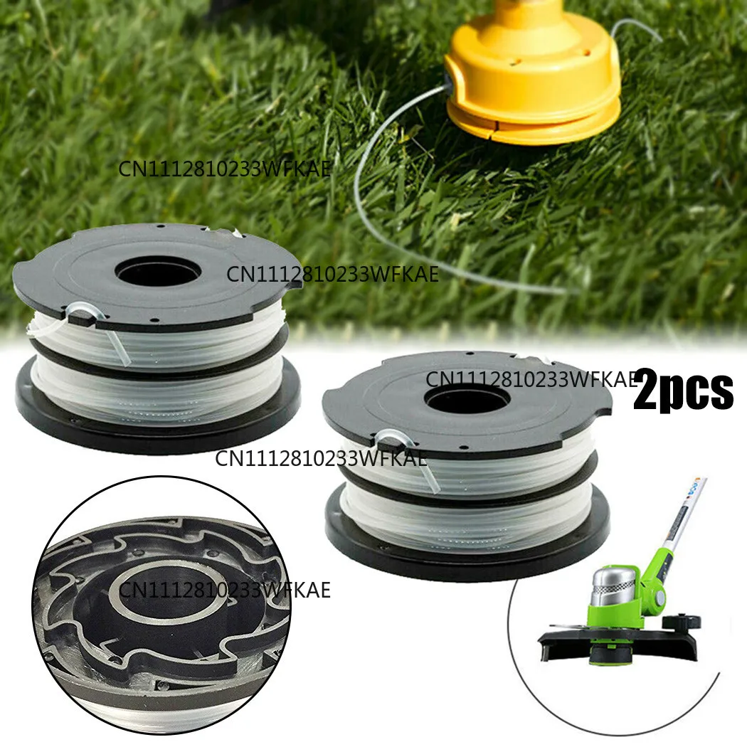2pcs For Black & Decker String Trimmer Strimmer Spool & Line Garden Lawn Mower Parts GL652 GL653 GL650 GL315 GL350