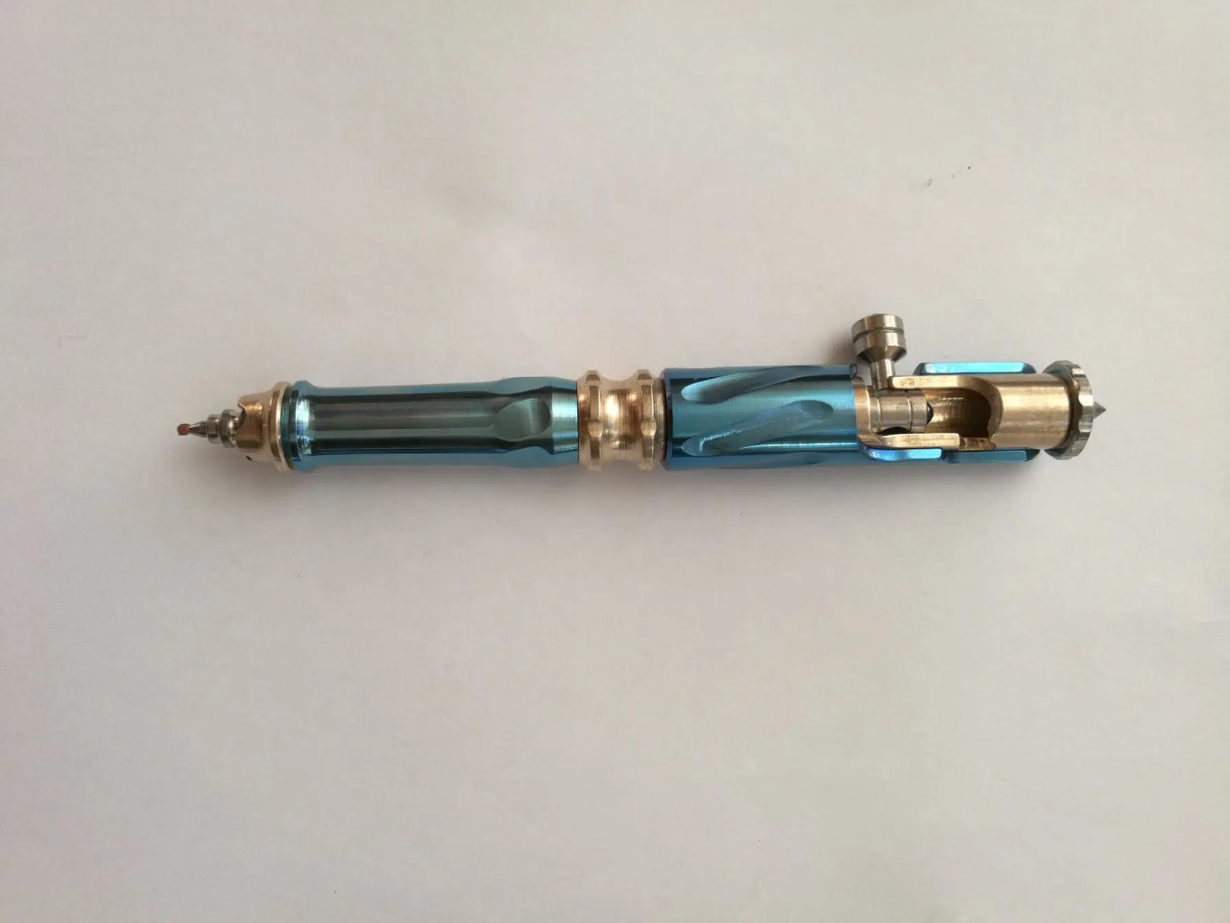 Spiral Pattern Handmade Edc Pen, Ballpoint Writing Pen