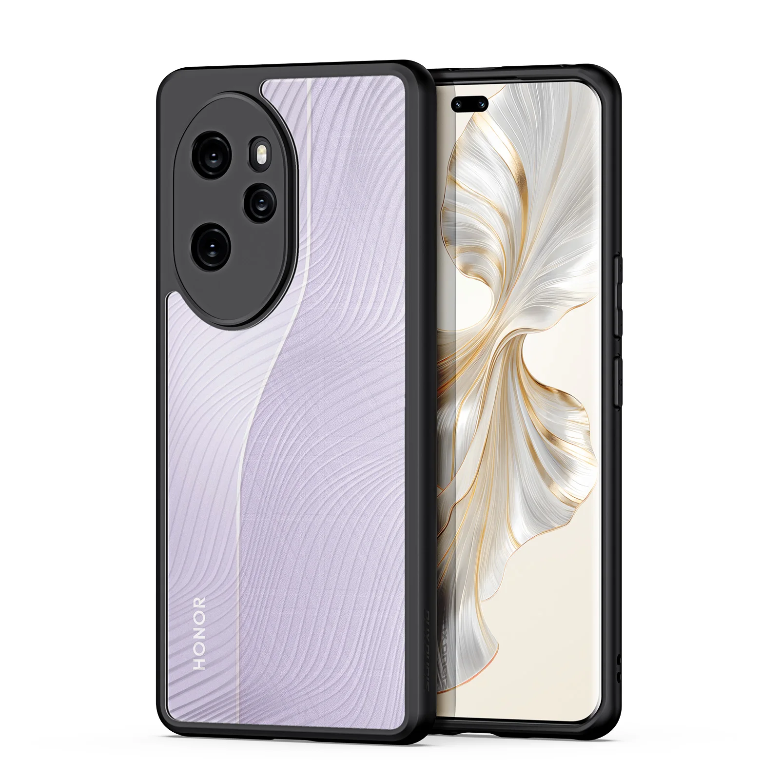 DUX DUCIS For Honor 100 Pro Case Military Airbag Anti-fall Case For Honor100 Pro Acrylic PC+TPU Shockproof Armor Back Cover