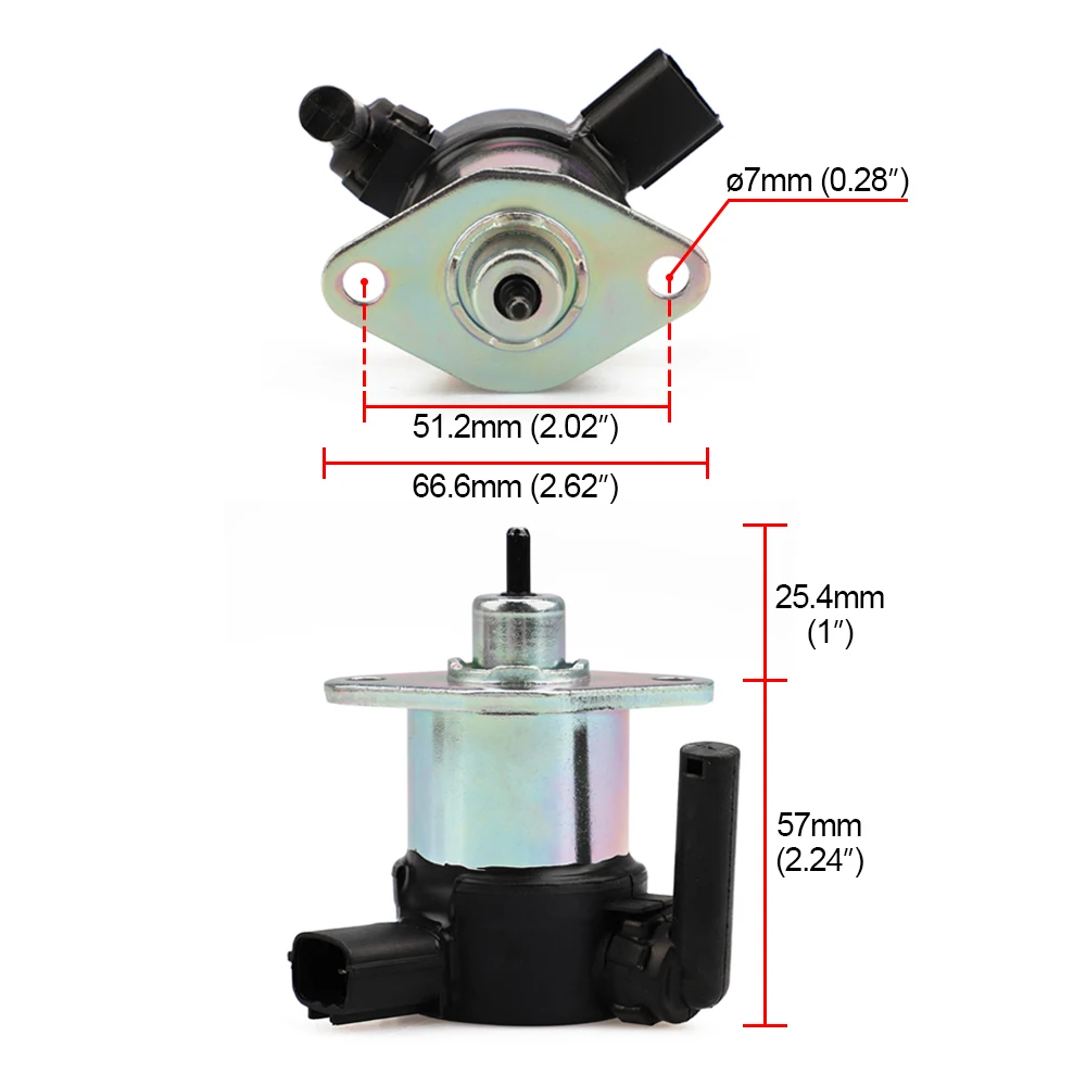 Fuel off solenoid, 12V, 1C010-60015,1C010-60017,1C010-60016,1C010-60014,1C010-60013 for Kubota M6800, M8200, M8540, accessories