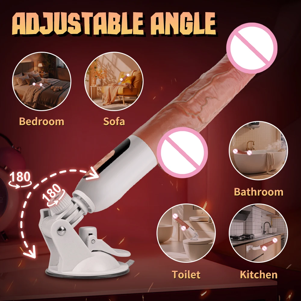 Sexy Adult Female Automatic Thrusting Dildo Vibrator for Women Masturbation Sex Machine Penetration Vagina Vibrator Adult Toys view 2