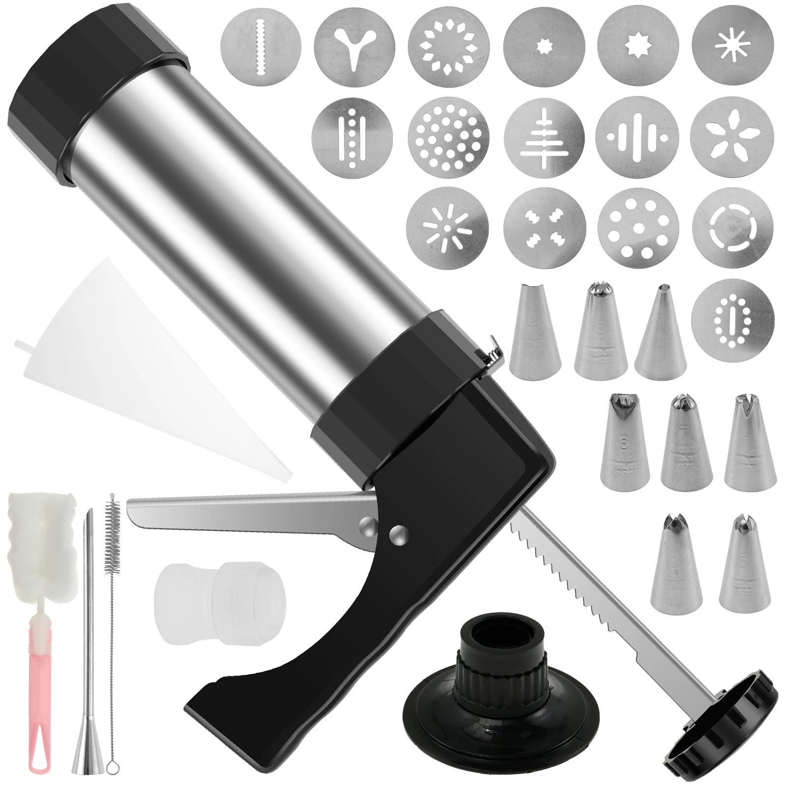 Churros Maker Gun - Набор насадок для пресса для печенья