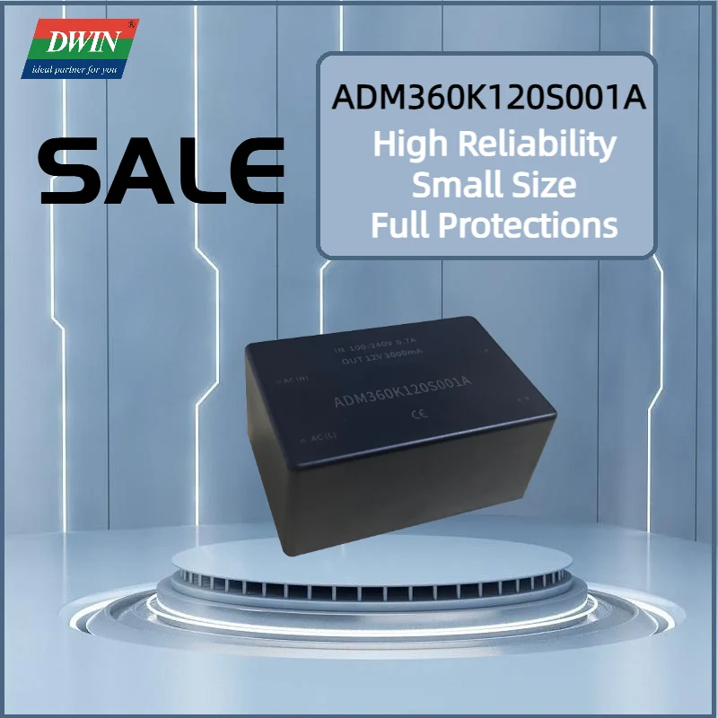 DWIN Medical-grade 36W / 45W AC to 12V / 15V / 24V DC Power Module High Quality 100~240V Universal AC-DC Converter Power Switch