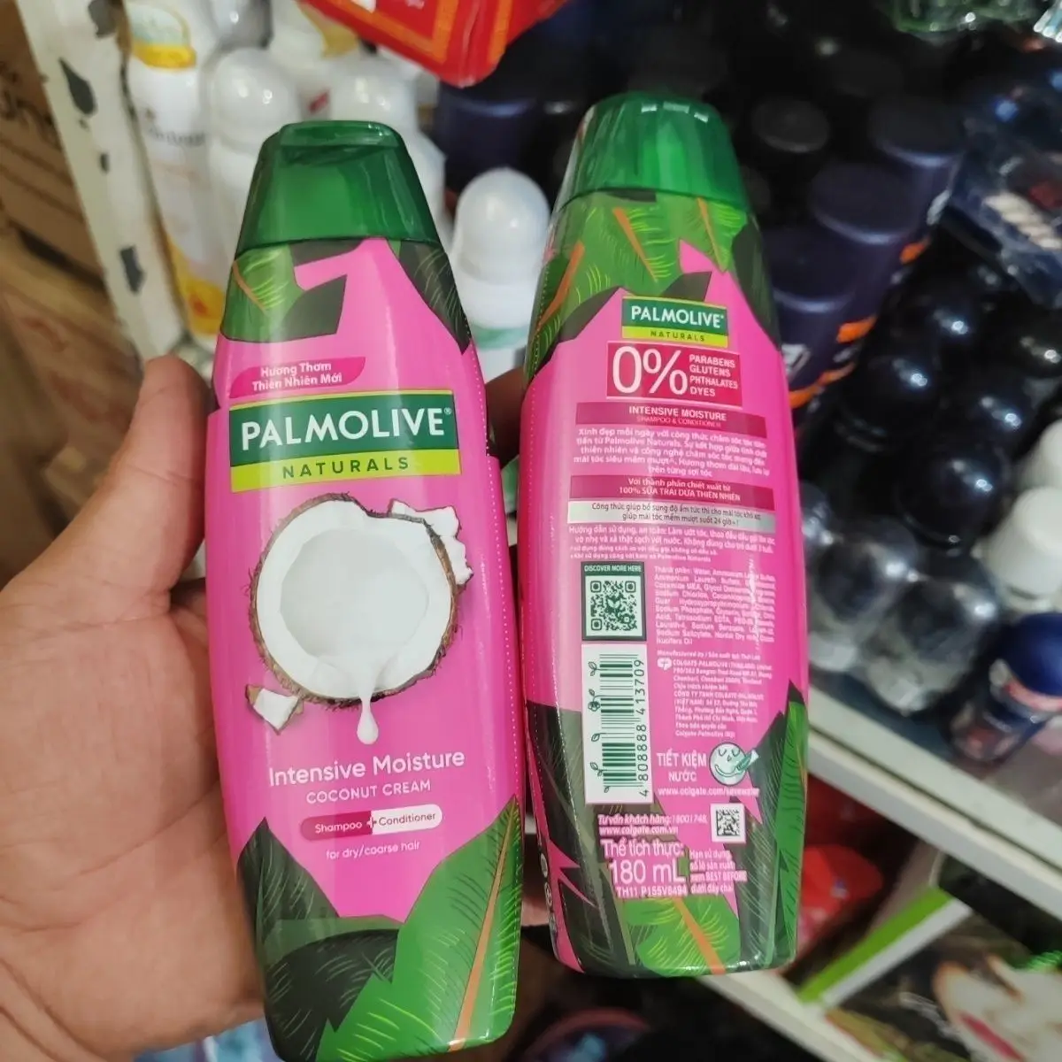 Palmolive Cool & Fresh 180ml Shampoo – Mint Extract Cleanses Excess Oil, Relieves Itchy Scalp & Volumizes, Liquid Texture