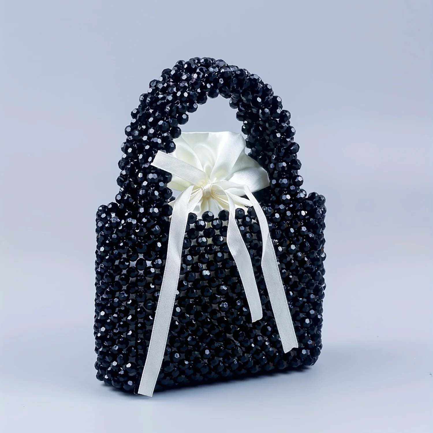 Elegant Women's Square Acrylic Beaded Evening Purse - Mini Clutch Bag for Wedding, Prom & Parties