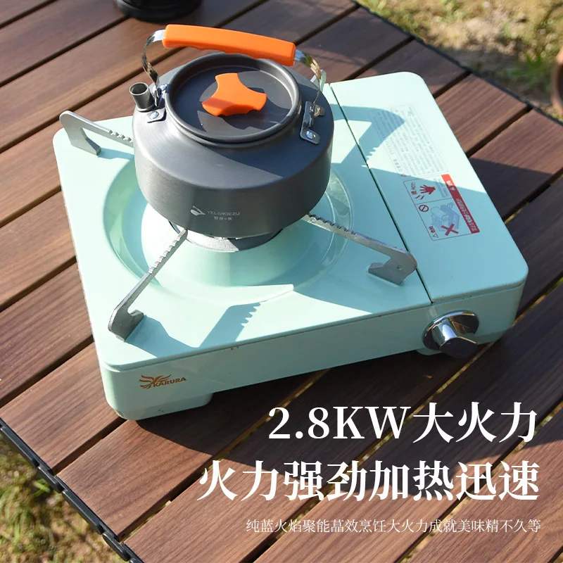 Picnic big fire, small car field stove, camping stove, outdoor picnic stove