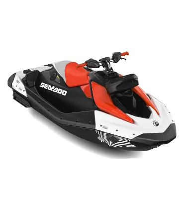 2024 years new Spark Trixx 2 or above 90 horsepower water motorboat fire dragon red + bright white