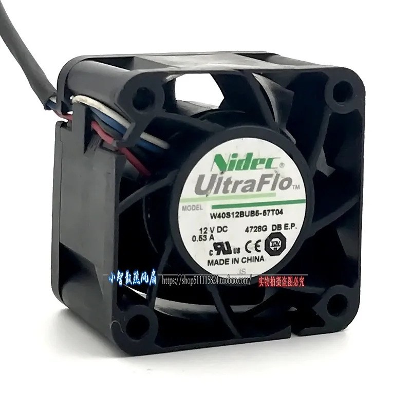ORIGINAL W40S12BUB5-57T04 12V 0.53A 4028 40*40*28mm NEW COOLING FAN RADIATOR