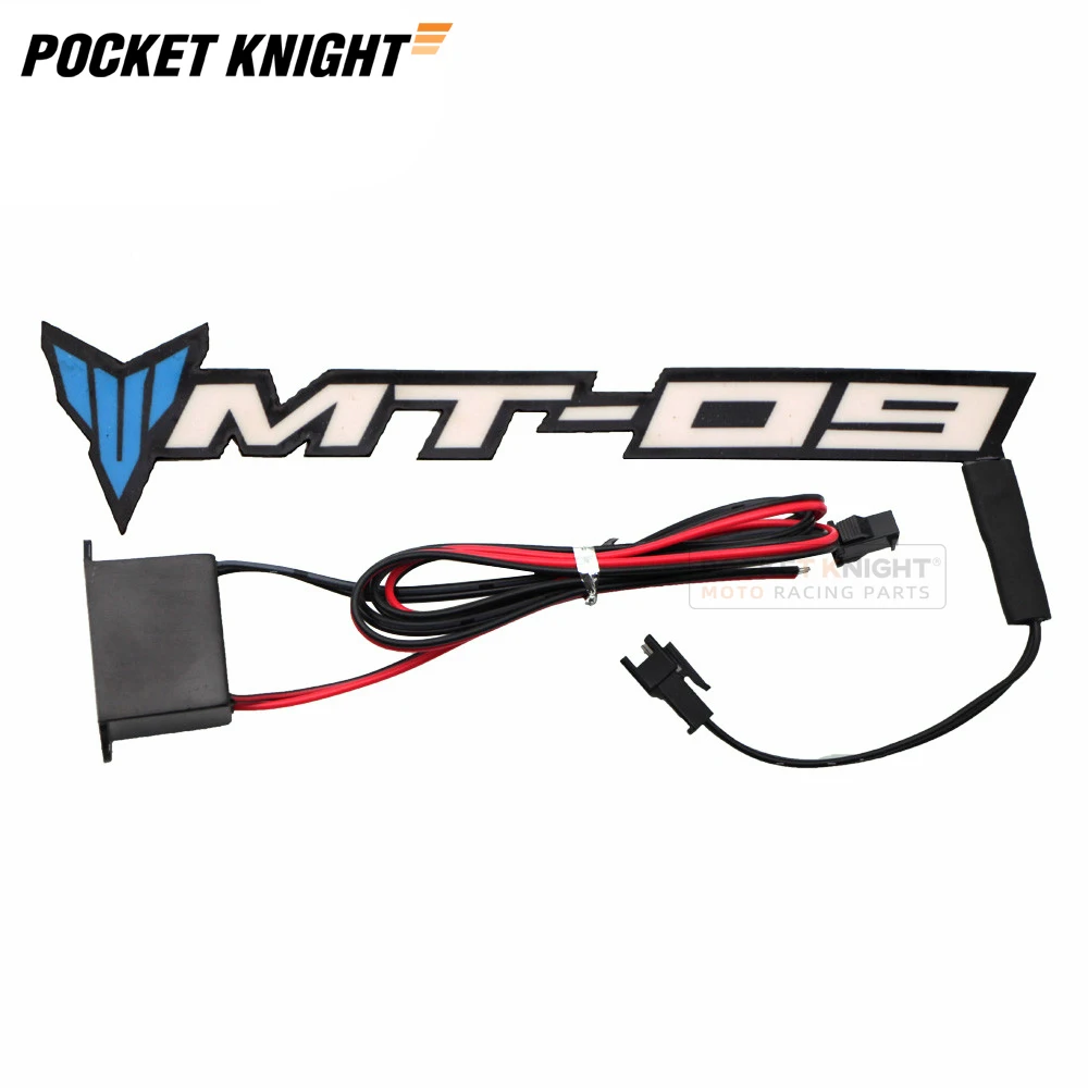 For YAMAHA MT09 Tracer 900 MT07 MT03 MT25 MT10 MT01 MT 09 07 03 Motorcycle LED Light Fairing Body Sticker Logo Decoration Lamp - view 2