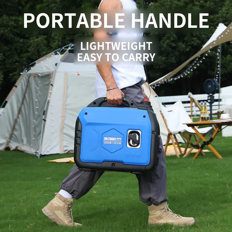 Super Quiet Dual Fuel Inverter Generator with Remote Start electric and recoil start options provide convenience