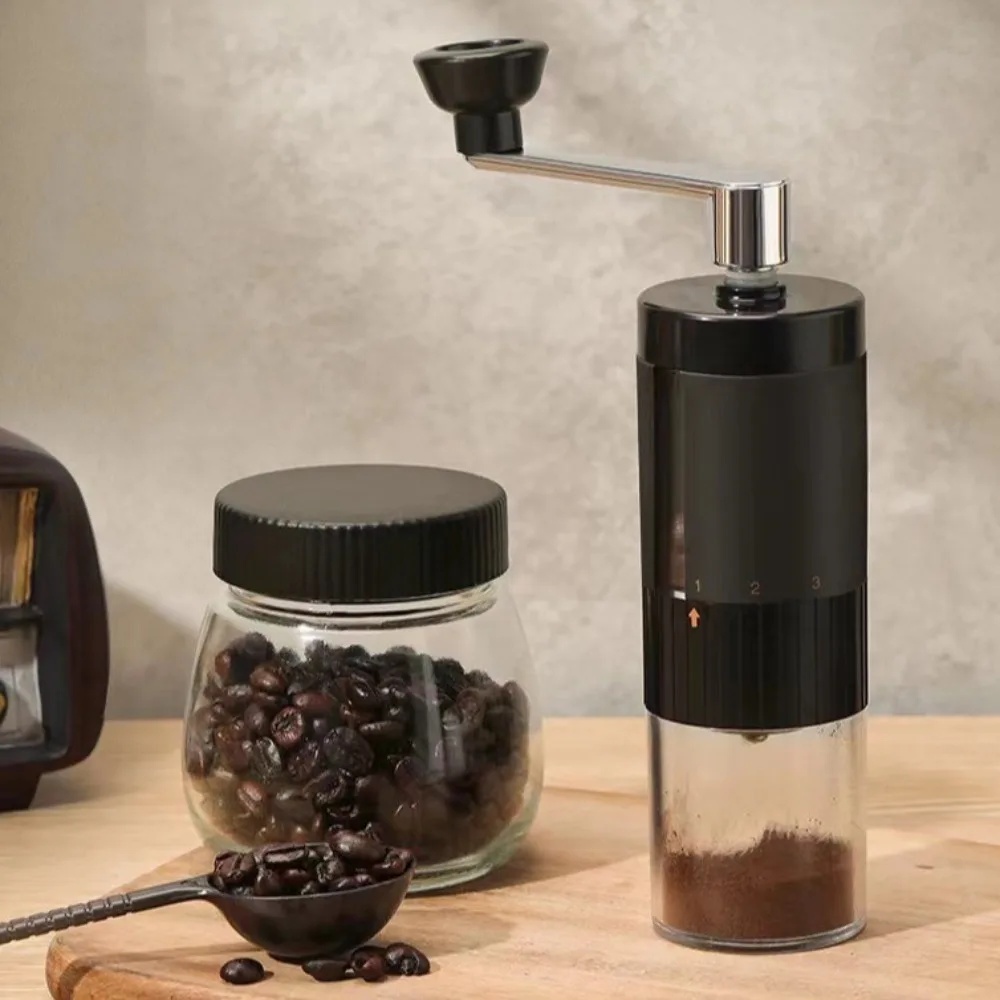 

5 Gears Manual Coffee Grinder Ceramic Core Adjustable Coffee Bean Grinder Conical Burr Fast Bean Grinding Coffee Machine