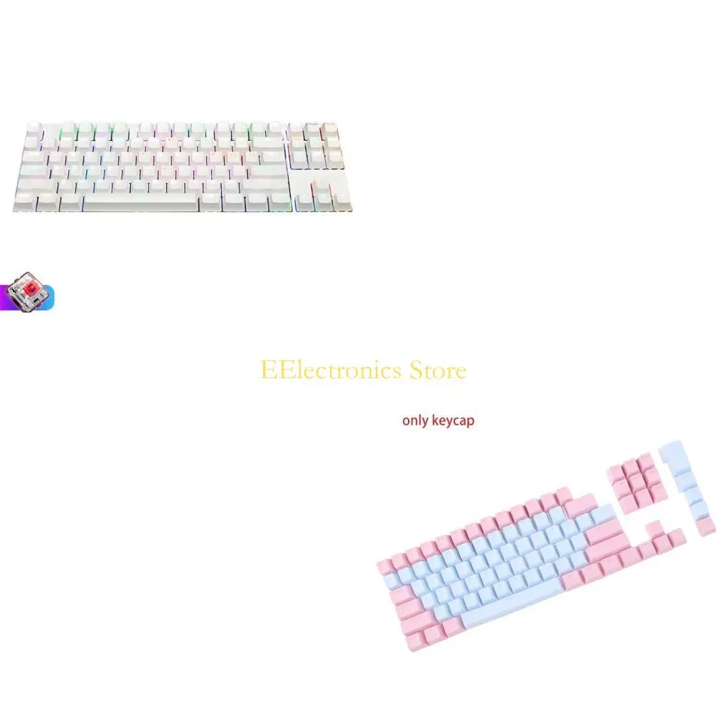 

B03C клавиш PBT Keycap DYE-SUB Персонализированный минималистичный колпачок для механической клавиатуры MX Switch Аксессуары
