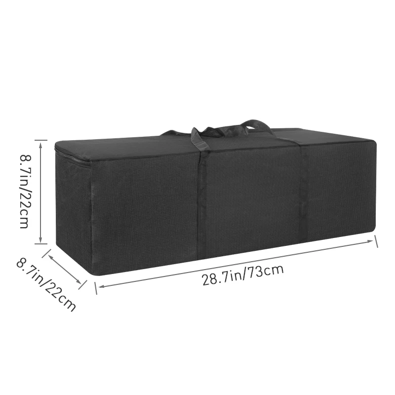 Portable Handbag Oxford 73x22x22cm Carrying Case For Studio Photography Heavy Duty Light Stands, Softbox Kit And Tripod Storage