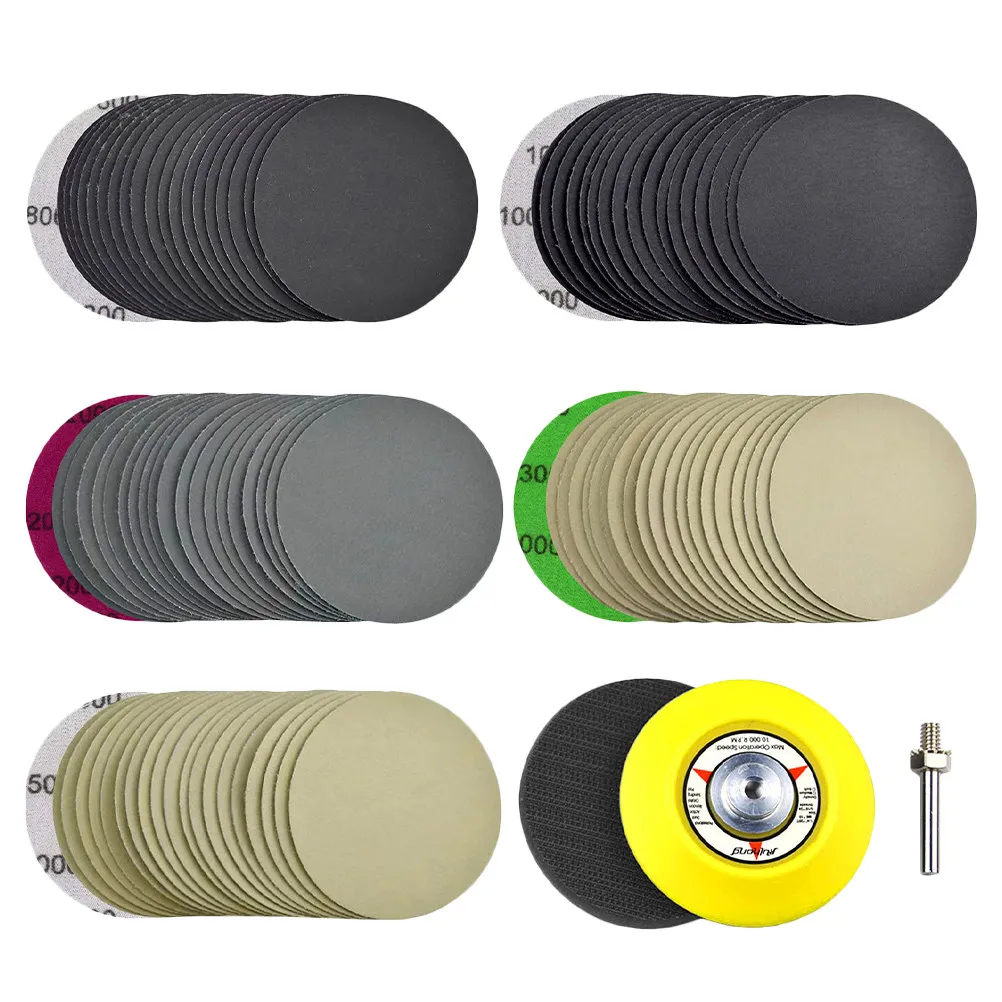 

1Set Professional Flexible Wear Resistant Wet Dry Sanding Paper Set Waterproof Abrasive Paper for Rotary Tools Die Grinder Power