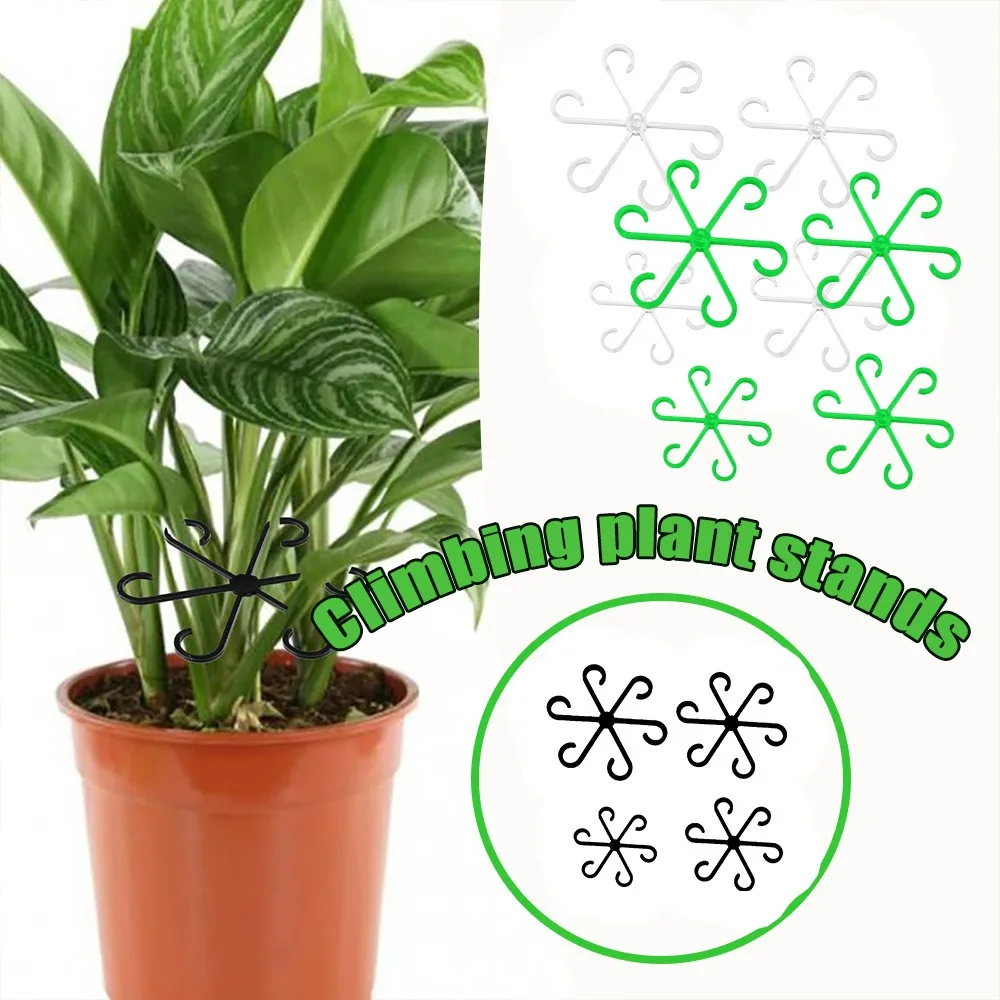 Hydroponische Gartenpflanzen-Stützpfahlrahmen für Monstera Spring Feather Anti Lodging Stabilisator Grünpflanzen Blumen Topf Home