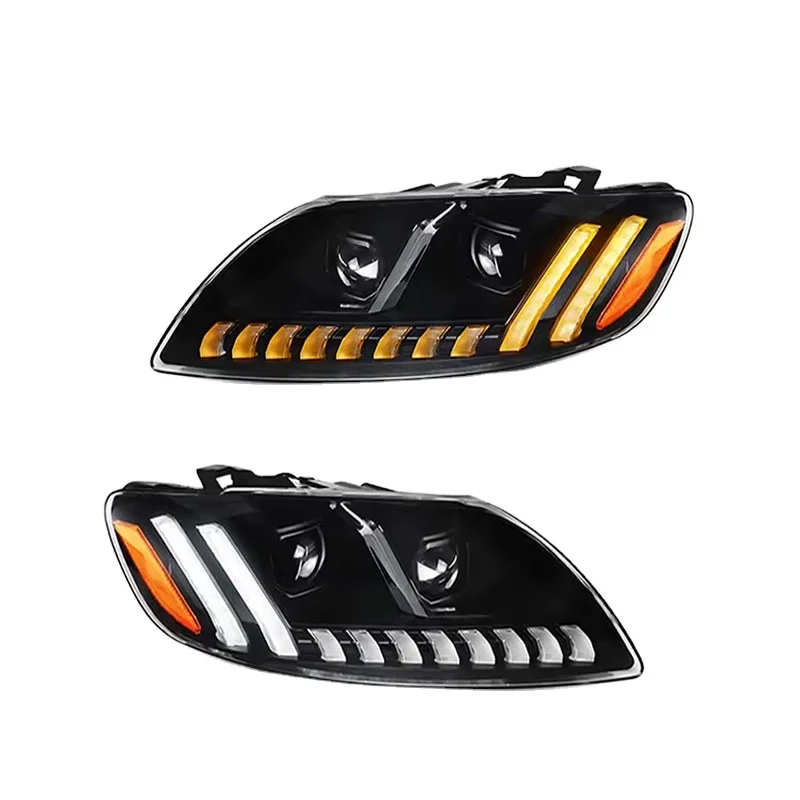 

Upgrade Car Accessories Headlights For Audi Q7 2006-2015 Head Lights Turn Signal High Low Beam Brake Daytime Running Light