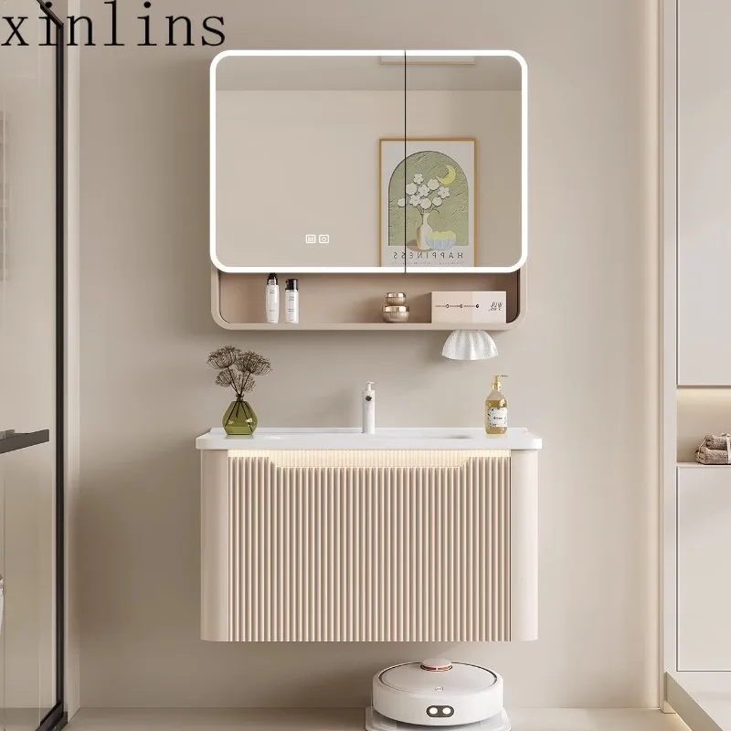 

Ceramics Toilet Bathroom Cabinets Washbasin Vintage Vanity Toilet Bathroom Cabinets White Storage Mirrors Muebles Furniture