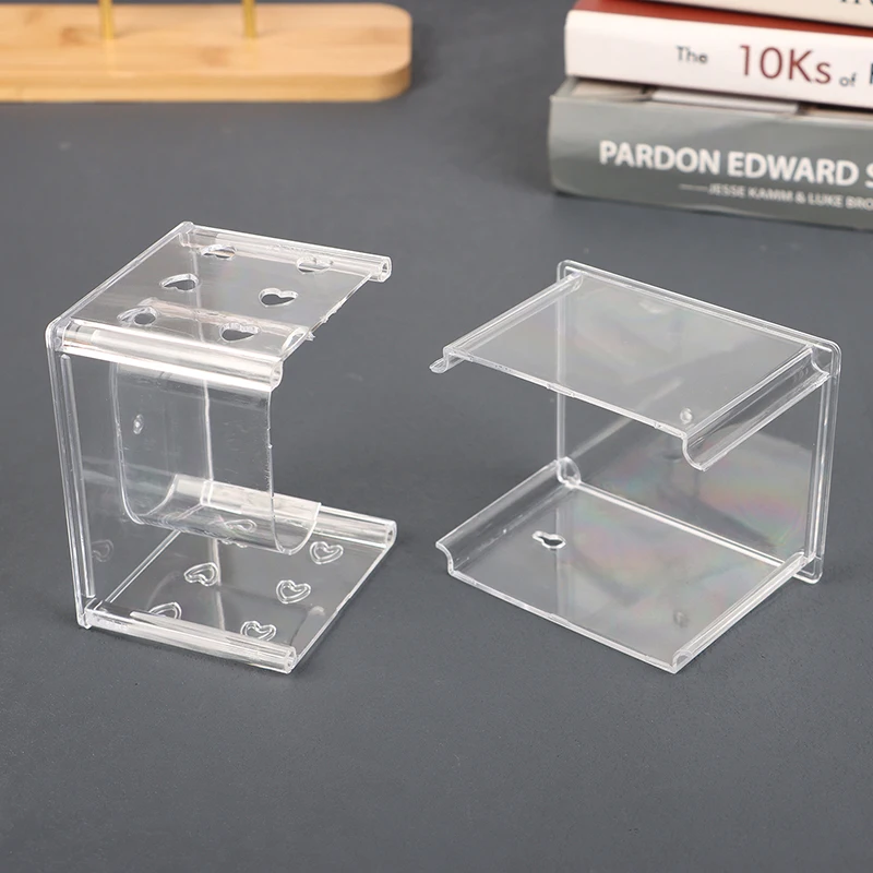 Horloge Beschermende Display Box Plastic Stand Rack Algemene Showcase Plank Rack Draagbare Horloge Opbergdoos Case Sieraden Stand Box