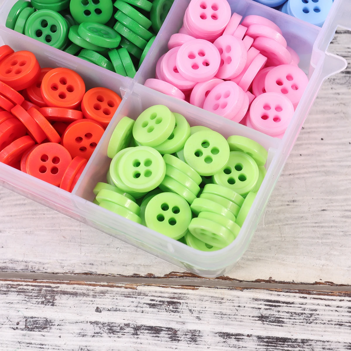 

750pcs Resin Buttons Candy Color Child Buttons For Diy Sewing Knitting Scrapbooking Decorative Clothing Kids Accessories Buckles