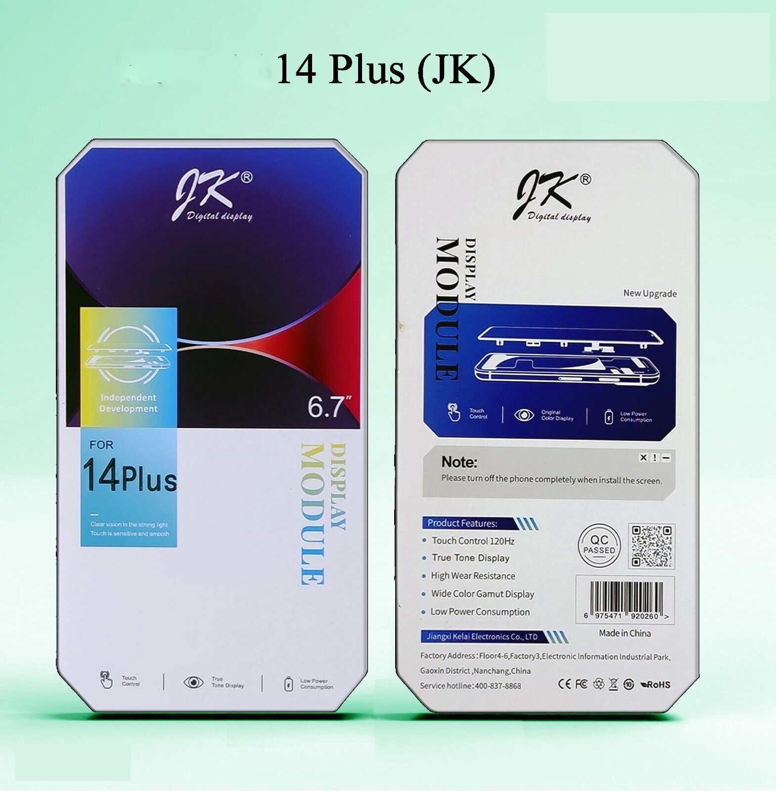 JK Pantalla For iPhone X XS XR 11 12 12 Pro Max 12MINI 13 14 15 LCD Display Touch Screen Digitizer Assembly Replacement