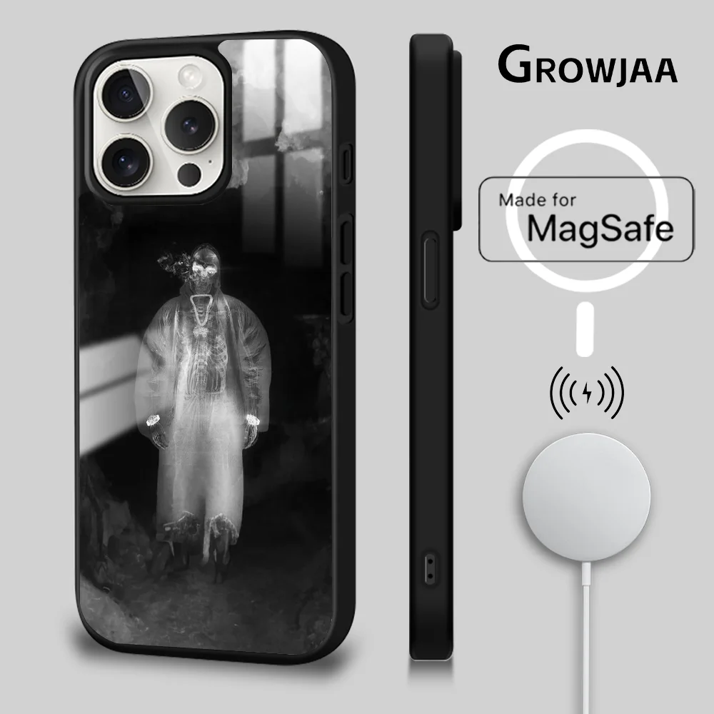 

Singer Y-Yeat Lyfestyle Phone Case For iPhone 16 15 14 13 12 11 Pro Max Plus Mini Magsafe Mirror Wireless Magnetic Cover