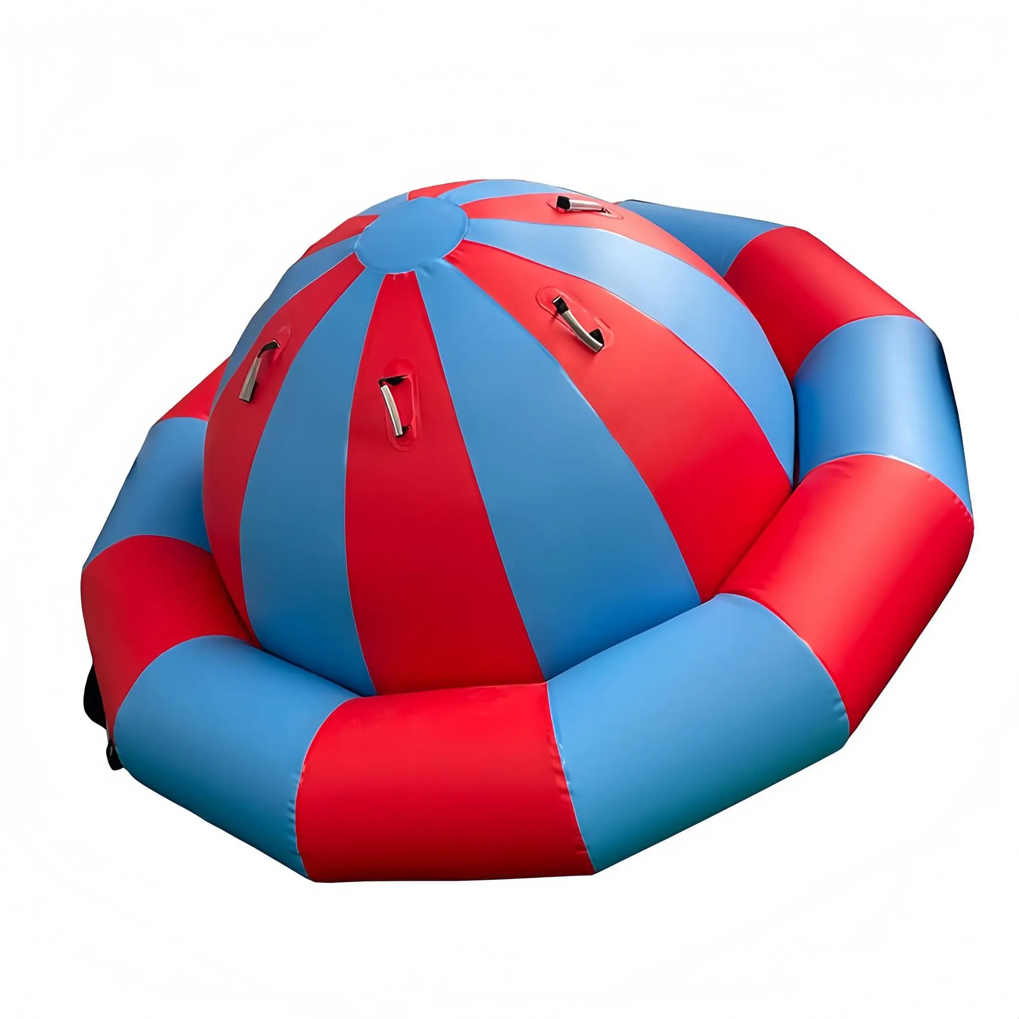 Dia 1.5m Crazy Water Game Inflatable Whipping Top Portable Ball Inflatable Gyroscope Air Sealed Water Toys for Pool Outdoor