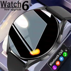 Reloj inteligente deportivo para hombre y mujer, Smartwatch con pantalla táctil HD, control de presión arterial, oxígeno en sangre, llamadas por Bluetooth, compatible con Android e IOS, 6