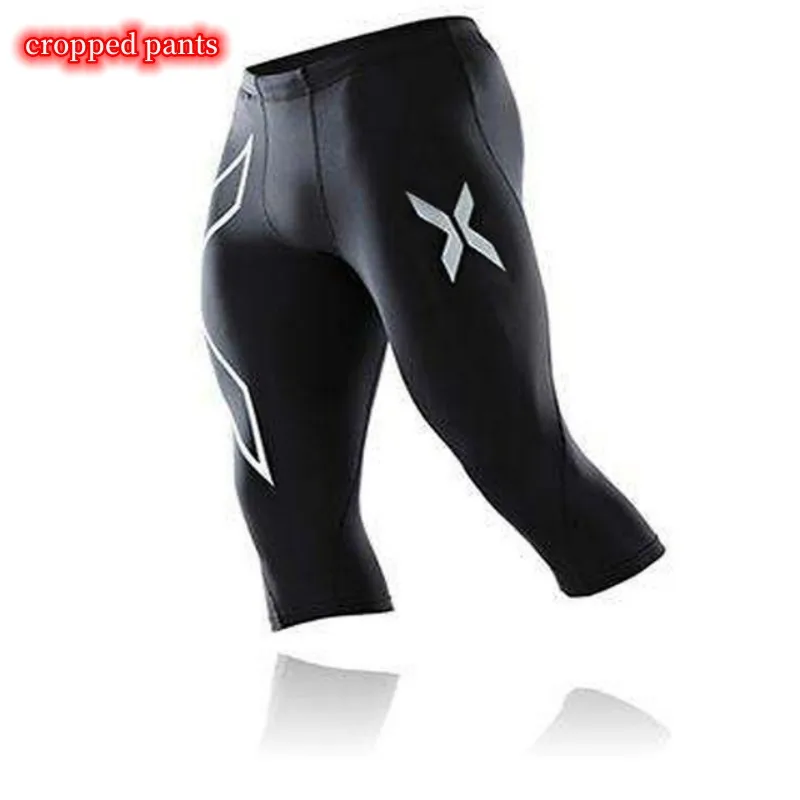 Men\'s sports pants compression quick-drying fitness sports leggings sportswear training basketball tights gym running shorts men