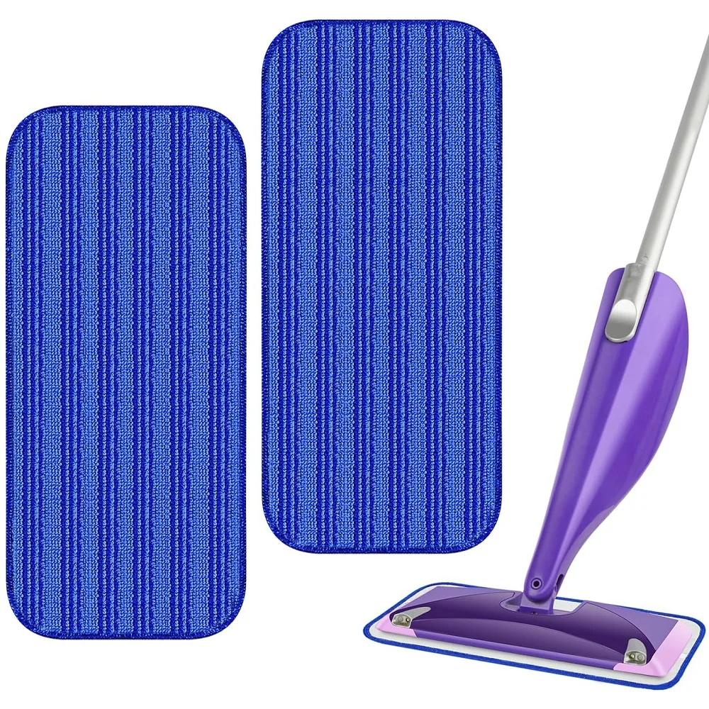 3 Stück wieder verwendbare Mop-Pads für Swiffer-Wetjet-Mops Nass-Trocken kopf für die Reinigung von Haushalts-Hartholz böden – Detail 5