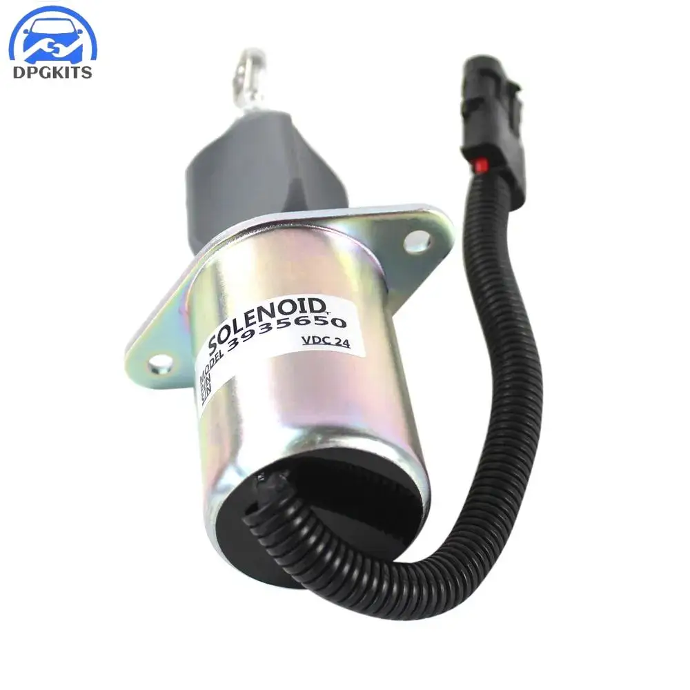 

DPGKITS 1pc Engine Stop Fuel Shutoff Solenoid Valve 3991167 SA-4941-12 3964627 J932529 J931167 J930658 For Cummins 4BT Case 550h