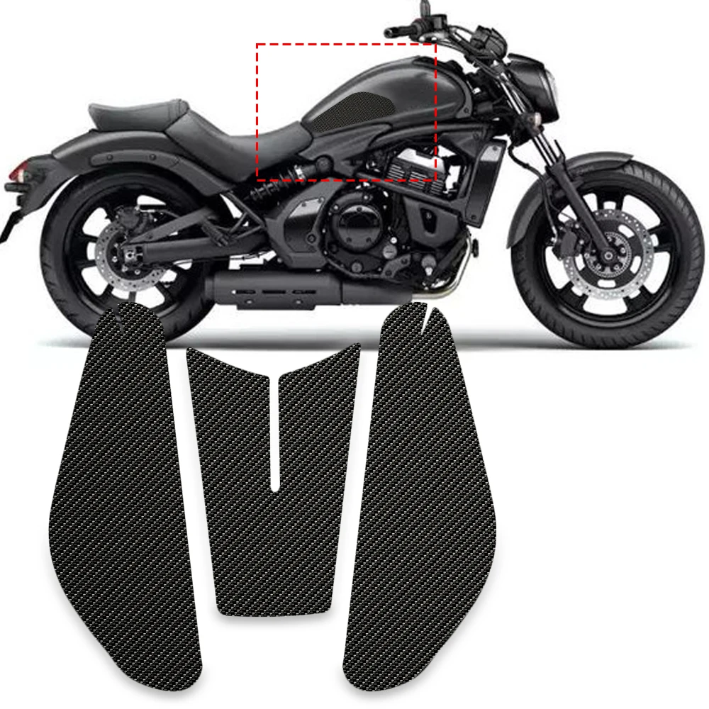 

Motorcycle Stickers For Kawasaki VULCAN-S VULCAN S 650 VN650 Decals Gas Fuel Oil Kit Knee Protector Tank Pad Grips